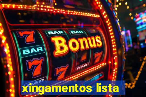 xingamentos lista